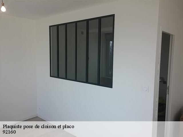 Plaquiste pose de cloison et placo  92160